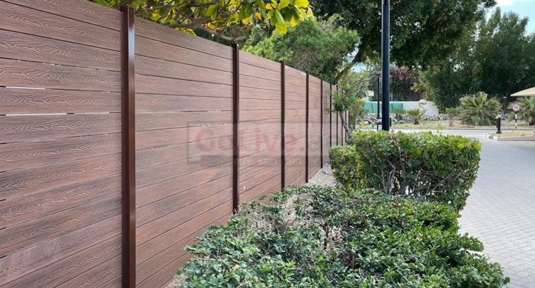 Wooden Fence Wpc Fence Garden Fence Suppliers In Dubai Abu Dhabi