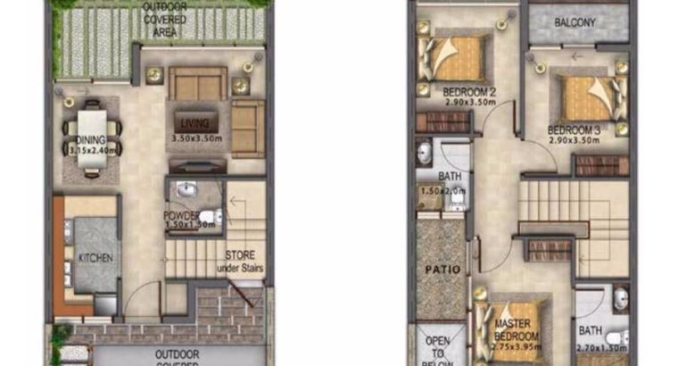 For rent Townhouse in Al Ghadeer