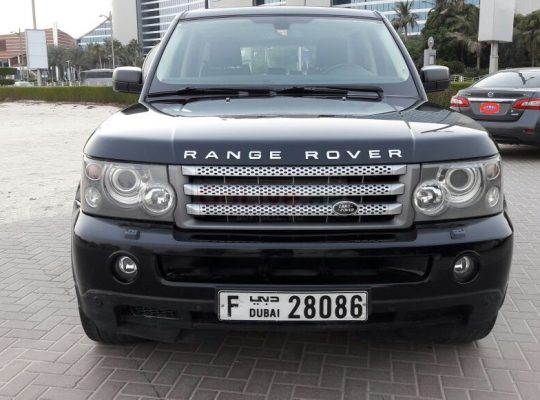 RANGE ROVER 2008, GCC, SPORT SUPERCHARGED, AGENCY MAINTAINED, SUNROOF, LEATHER SEATS