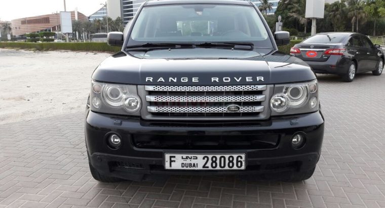 RANGE ROVER 2008, GCC, SPORT SUPERCHARGED, AGENCY MAINTAINED, SUNROOF, LEATHER SEATS
