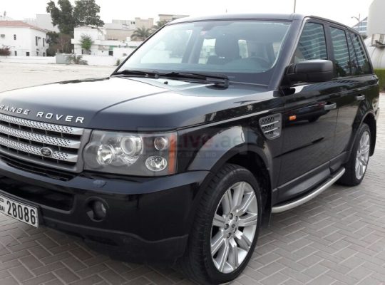 RANGE ROVER 2008, GCC, SPORT SUPERCHARGED, AGENCY MAINTAINED, SUNROOF, LEATHER SEATS