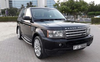 RANGE ROVER 2008, GCC, SPORT SUPERCHARGED, AGENCY MAINTAINED, SUNROOF, LEATHER SEATS