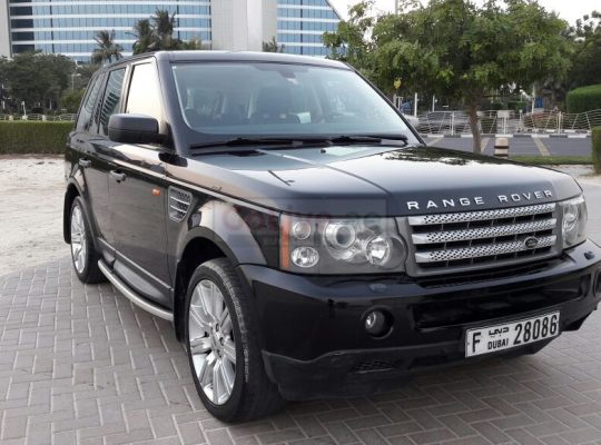 RANGE ROVER 2008, GCC, SPORT SUPERCHARGED, AGENCY MAINTAINED, SUNROOF, LEATHER SEATS