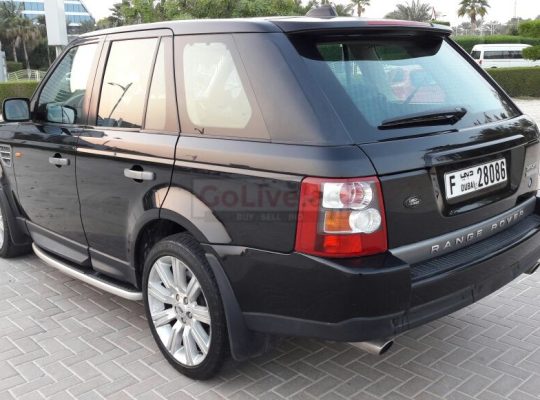 RANGE ROVER 2008, GCC, SPORT SUPERCHARGED, AGENCY MAINTAINED, SUNROOF, LEATHER SEATS