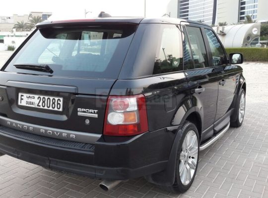 RANGE ROVER 2008, GCC, SPORT SUPERCHARGED, AGENCY MAINTAINED, SUNROOF, LEATHER SEATS