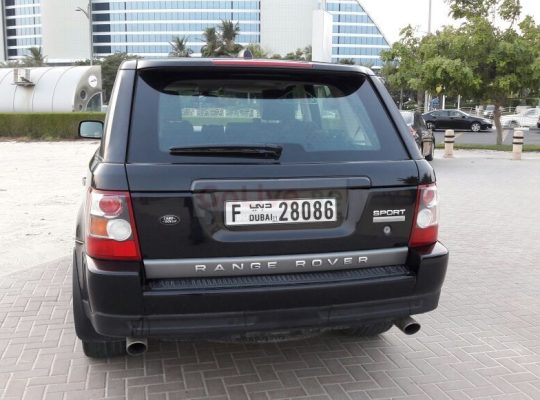 RANGE ROVER 2008, GCC, SPORT SUPERCHARGED, AGENCY MAINTAINED, SUNROOF, LEATHER SEATS