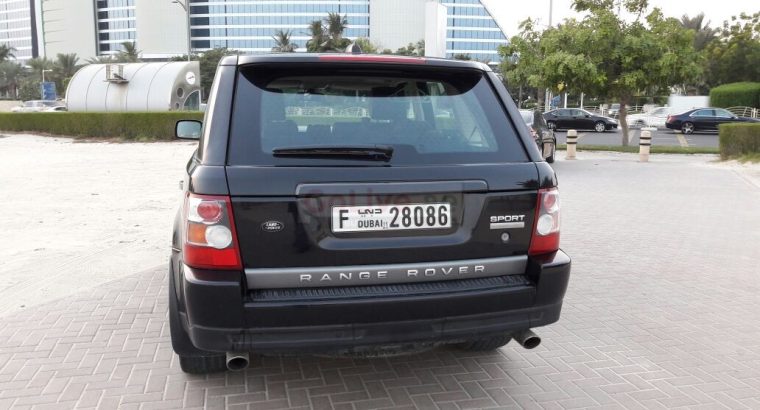 RANGE ROVER 2008, GCC, SPORT SUPERCHARGED, AGENCY MAINTAINED, SUNROOF, LEATHER SEATS