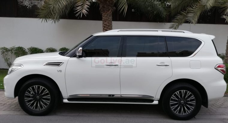 NISSAN PATROL PLATINUM 2016,NO 1 OPTION,SUNROOF,LEATHER SEATS,ACCIDENT FREE,SINGLE OWNER,FSH