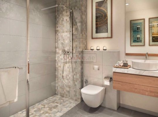 Full Canal view studio for sale in Azizi Riviera