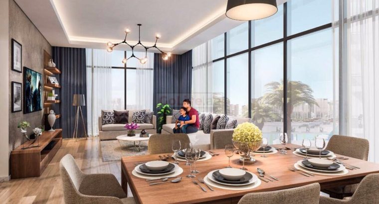 Full Canal view studio for sale in Azizi Riviera