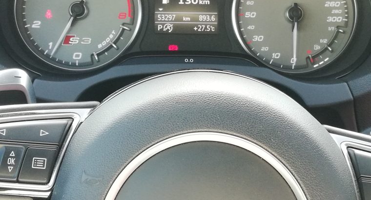 Audi S3, 2016, Excellent Condition for SALE