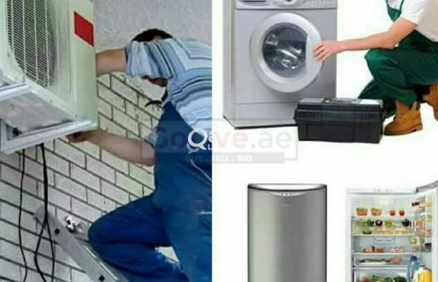A/C repairing service professional