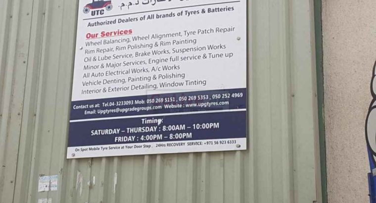 Upgrade Tyres Changing