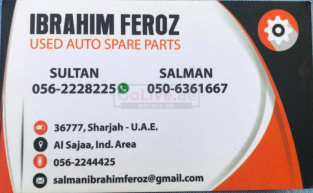 IBRAHIM FEROZ USED AUTO PARTS TR. (Sharjah Used Parts Market)