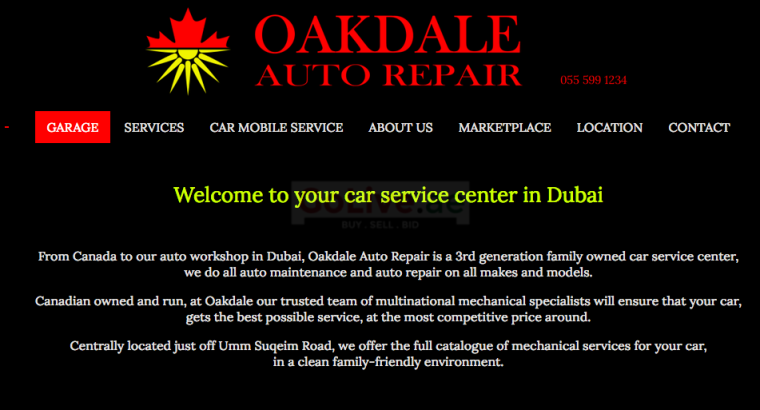 OAKDALE Auto Repair ( Garage dubai )