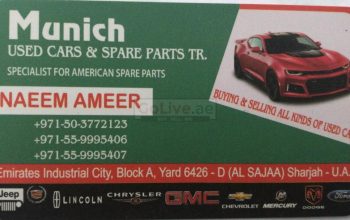 Munich Used cars & Spare Parts TR LLC (Sharjah Used Parts Market)
