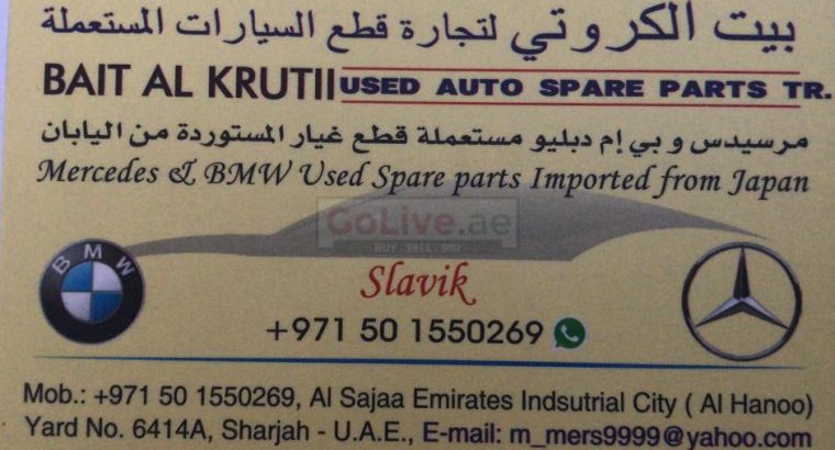 BAIT AL KRUTII USED AUTO SPARE PARTS TR (Sharjah Used Parts Market)