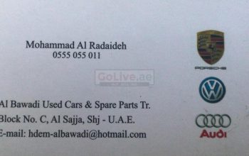 Al Bawadi Used Cars & Spare Parts TR LLC (Sharjah Used Parts Market)