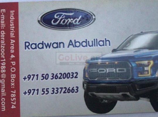 Rizwan Abdullah Ford Used Parts TR LLC (Sharjah Used Parts Market)
