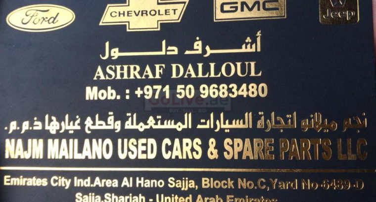 Najm Milano Used Parts TR LLC (Sharjah Used Parts Market)