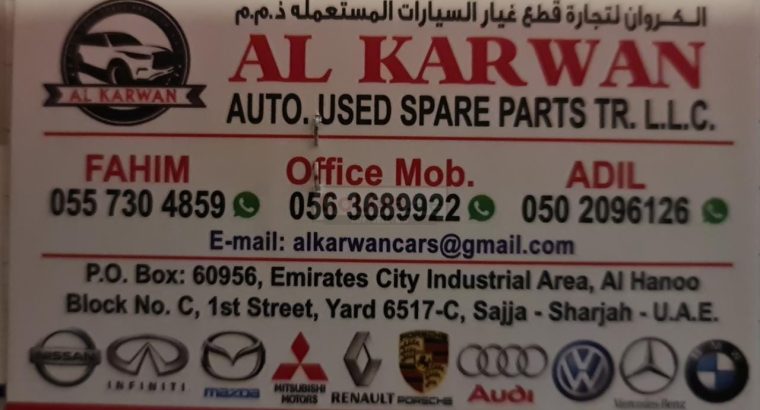 Al Karwan Used Auto Parts TR LLC (sharjah Used Parts Market)