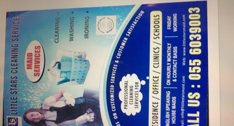 Part time maids available for cleaning