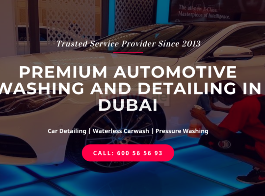 PREMIUM AUTOMOTIVE WASHING AND DETAILING IN DUBAI