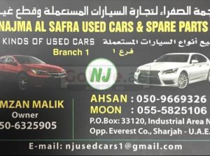 AL NAHDA AL SAFRA USED CARS AND SPARE PARTS TR