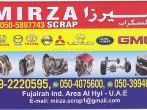 MIRZA SCRAP Used Parts TR