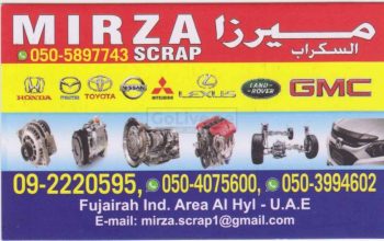 MIRZA SCRAP Used Parts TR