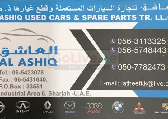 AL ASHIQ USED CARS AND SPARE PARTS