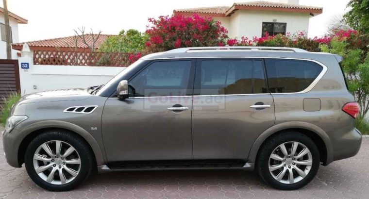 INFINITI QX80 2014,V8 400HP,4WD,TOP OF THE LINE,GCC,ACCIDENT FREE