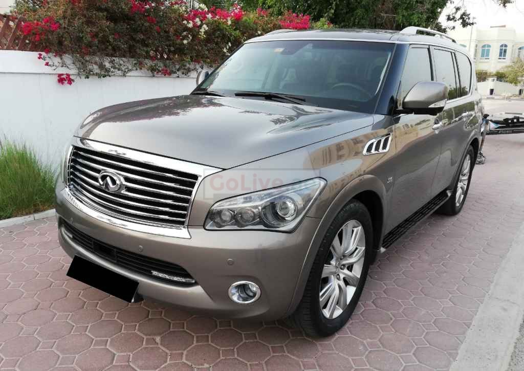 INFINITI QX80 2014,V8 400HP,4WD,TOP OF THE LINE,GCC,ACCIDENT FREE