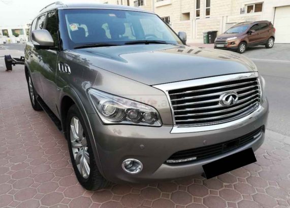 INFINITI QX80 2014,V8 400HP,4WD,TOP OF THE LINE,GCC,ACCIDENT FREE