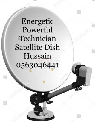 Satellite Dish tv Antenna Services 0563046441 installation in Dubai
