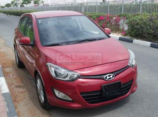 Hyundai i20 2014 model low mileage GCC in mint condition