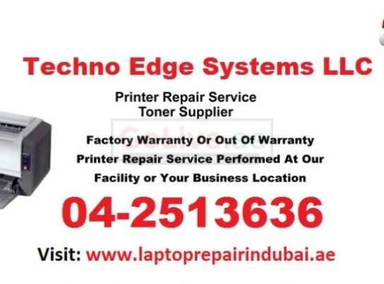 Printer Repair in Dubai Bur Dubai, UAE,Call:042513636 – Techno edge systems LLC.