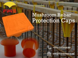 Mushroom Rebar Protection Caps from UAE | pvc spacers uae