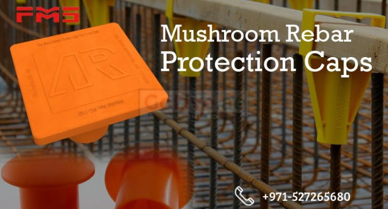 Mushroom Rebar Protection Caps from UAE | pvc spacers uae