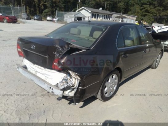 Lexus LS 430 2002 imported for sale in as is condition