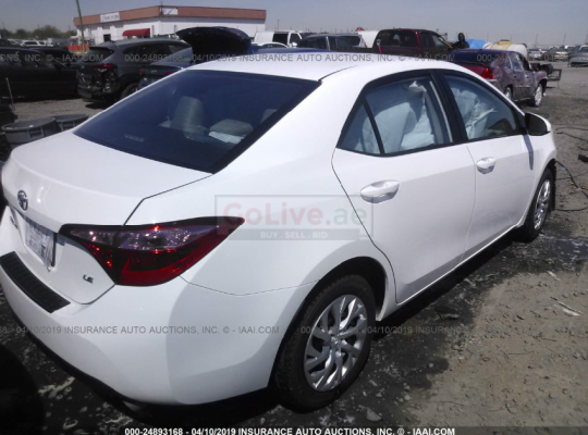 2019 TOYOTA COROLLA LE FRESH US IMPORT FOR SALE