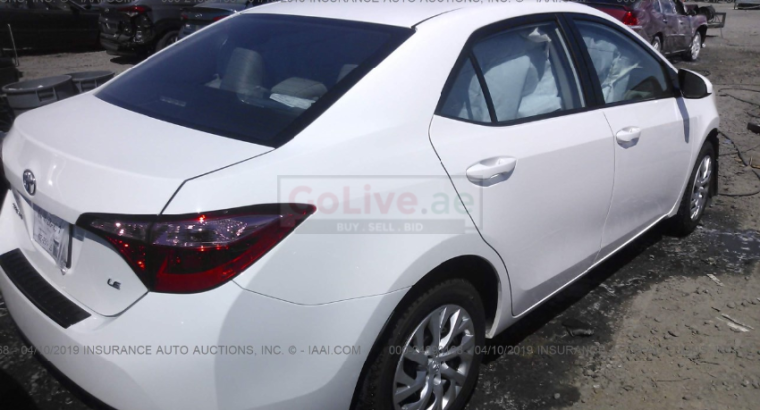 2019 TOYOTA COROLLA LE FRESH US IMPORT FOR SALE
