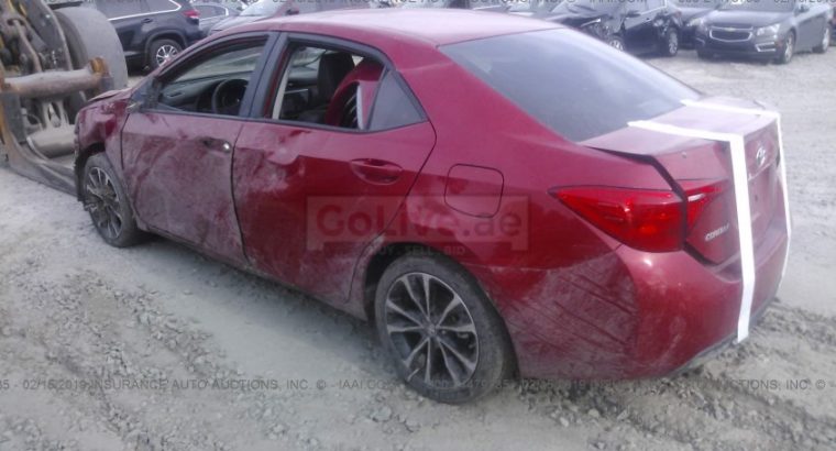 2017 TOYOTA COROLLA USA IMPORT FOR SALE