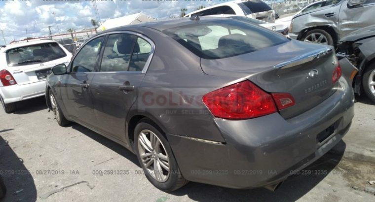 2012 INFINITI G37 FRESH US IMPORT FOR SALE