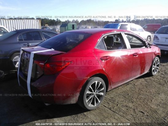 2017 TOYOTA COROLLA USA IMPORT FOR SALE