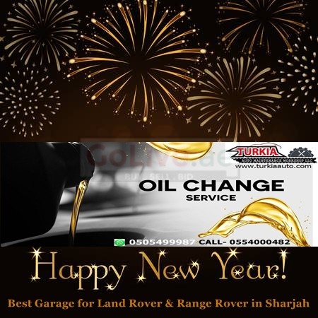 Land Rover Range Rover & German Cars Special Oil Change Offer just 300 AED at Turkia Auto Workshop