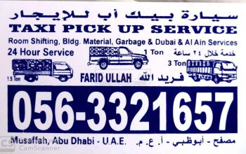 Taxi Pickup for rent in Abu Dhabi