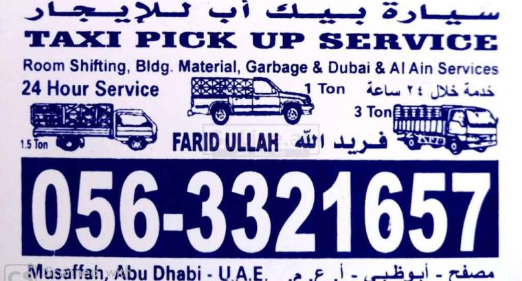 Taxi Pickup for rent in Abu Dhabi