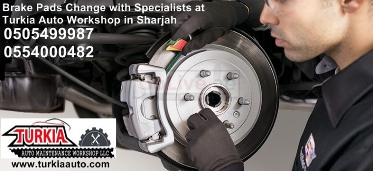 Brake Pad Change Service Offer 200 AED at Turkia Auto Workshop