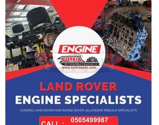 Land Rover Jaguar Range Rover Vogue Sport Engine Repair just 1500 AED at Turkia Auto Workshop